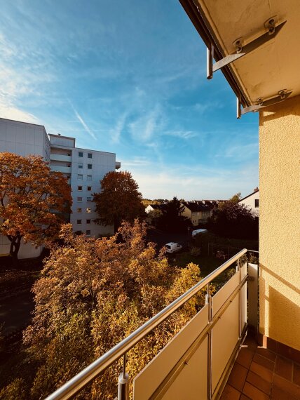 Aussicht vom Balkon