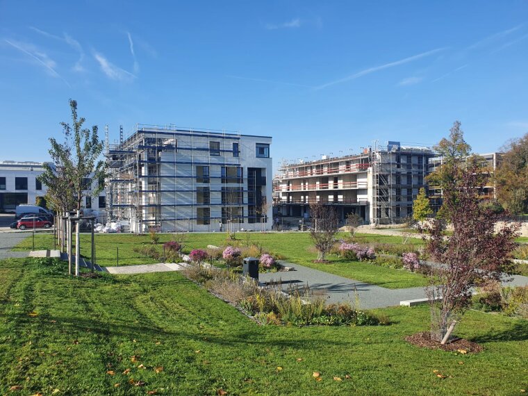 Blick auf das Gebäude