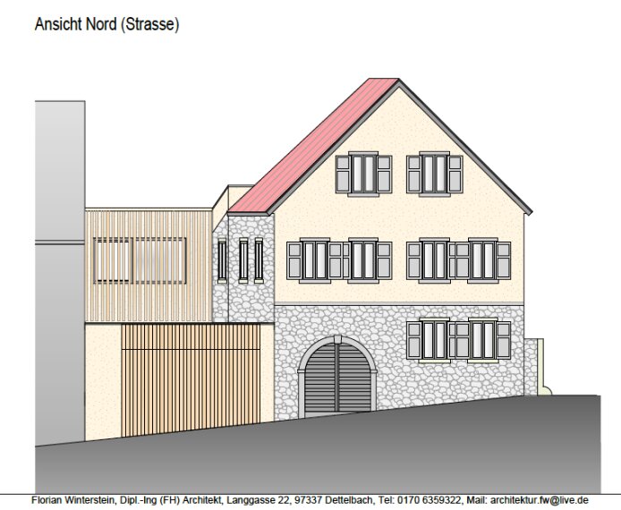 Vorschlag Sanierung Ansicht 