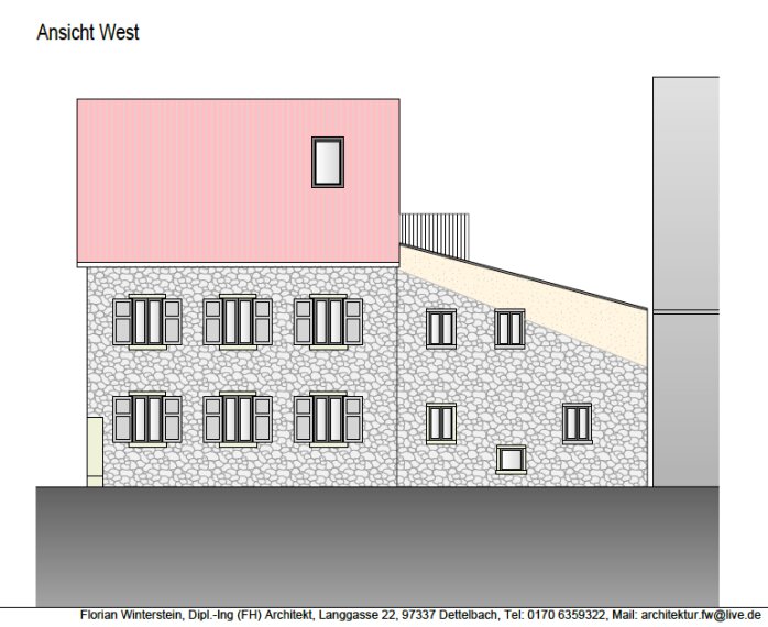 Vorschlag Sanierung Ansicht 