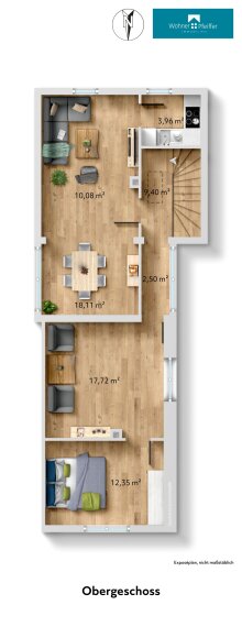 Grundriss Obergeschoss