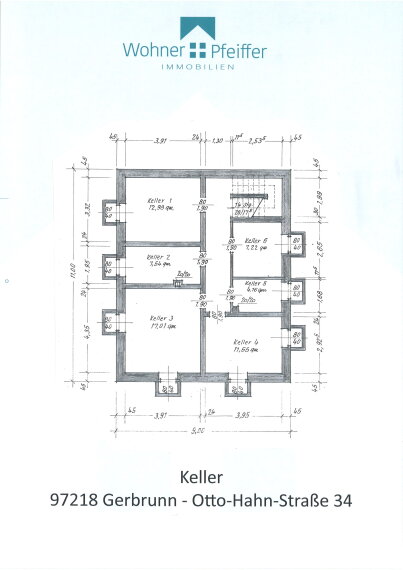 Grundriss Keller